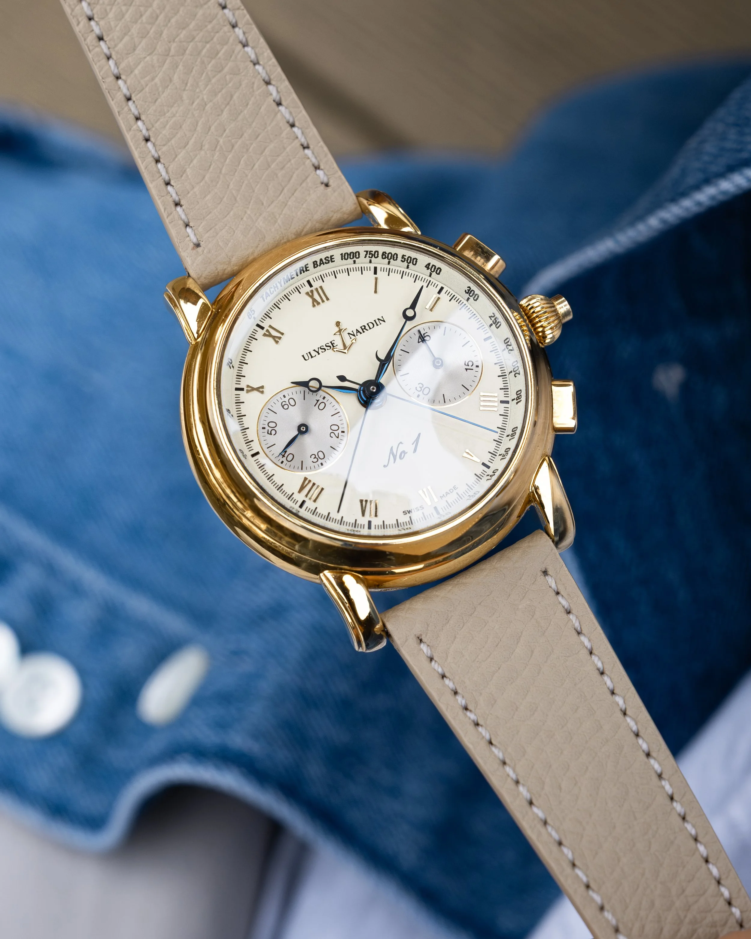 1990's Ulysse Nardin Split Seconds Chronograph Venus 179 no.1